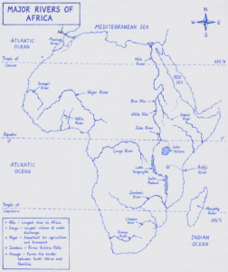 Major Rivers of Africa