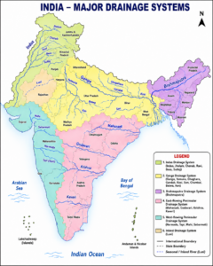 India - Major Drainage System