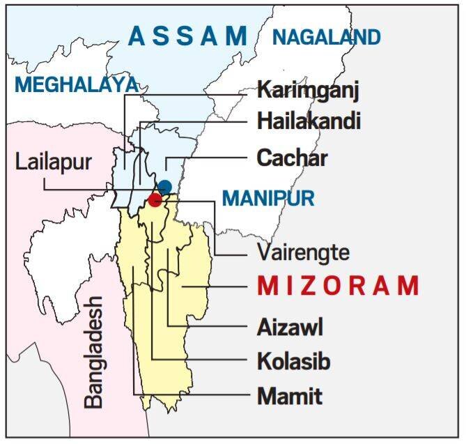 Assam-Mizoram conflict
