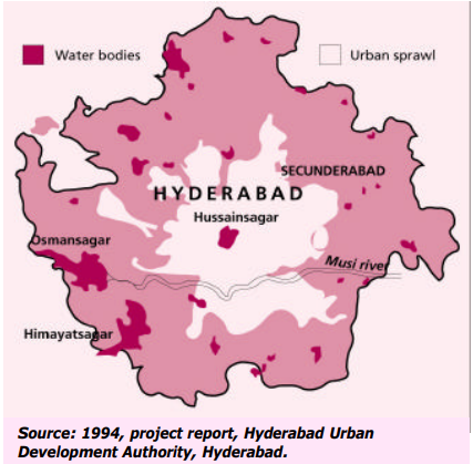 Hyderabad topography