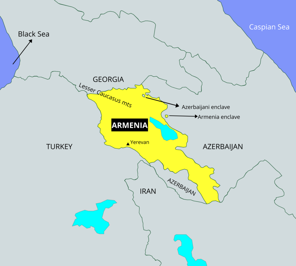 Places in news 2021 - Armenia