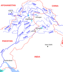 With reference to the Indus river system, of the following four rivers ...