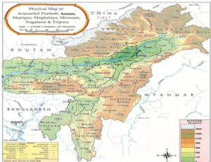 Arrange the following hills of North-east India from north to south: 1 ...