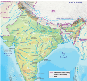 Arrange the following rivers from east to west: 1. Parbati River 2. Son ...