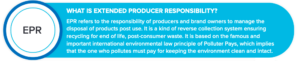 Extended Producer Responsibility under the Plastic Waste Management Rules