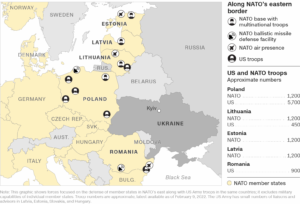 Military Deployments near Russia NATO UPSC