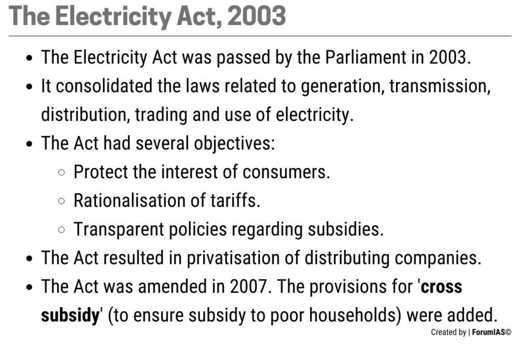 The Electricity Amendment Bill, 2022 Provisions, Benefits and Concerns