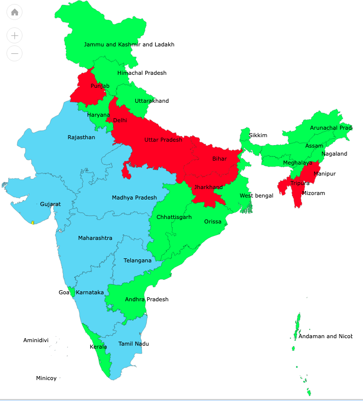 Rainfall Pattern in Inda Monsoon 2022