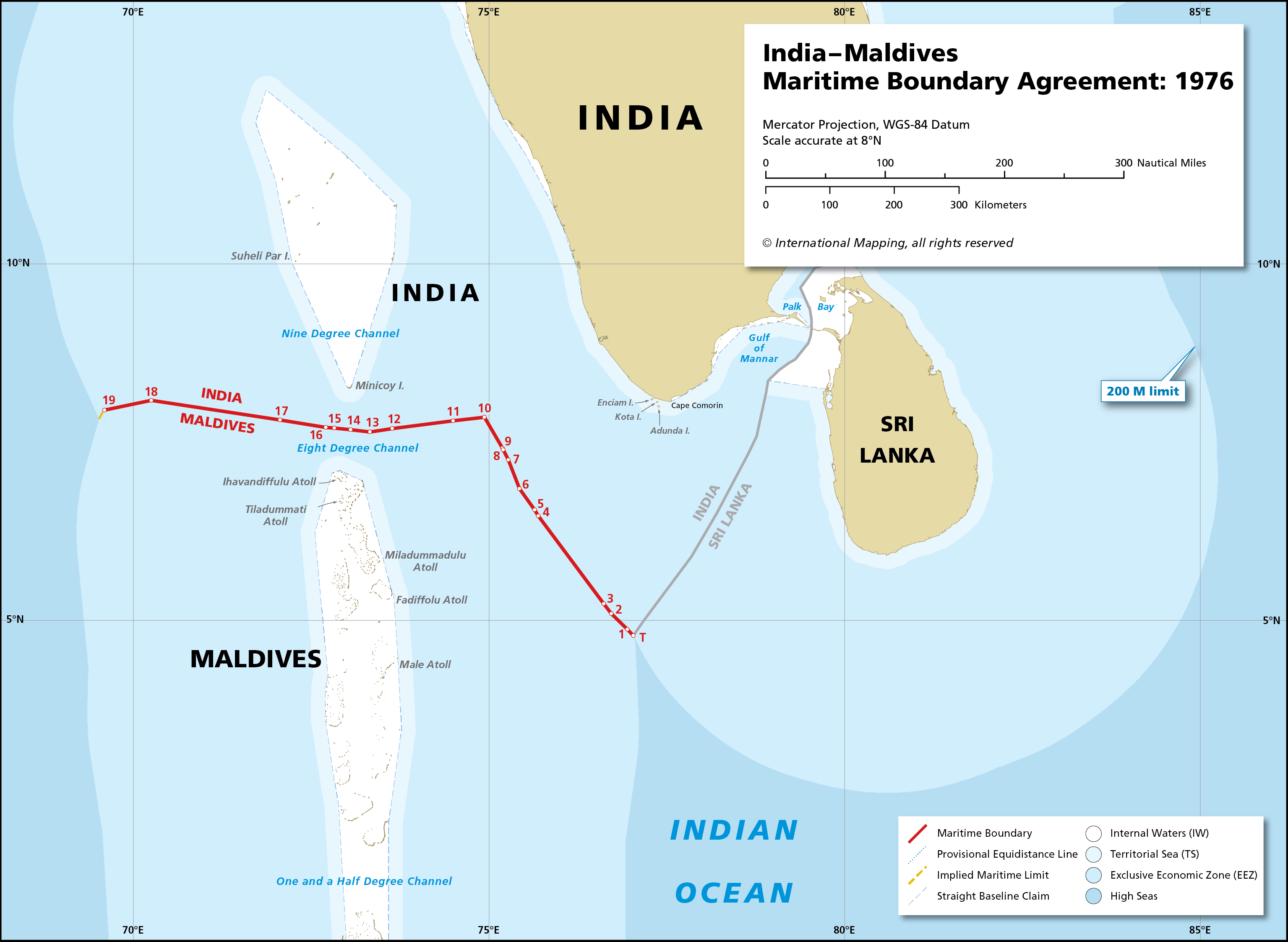 India-Maldives Relationship Maritime Boundary Agreement 1976 UPSC