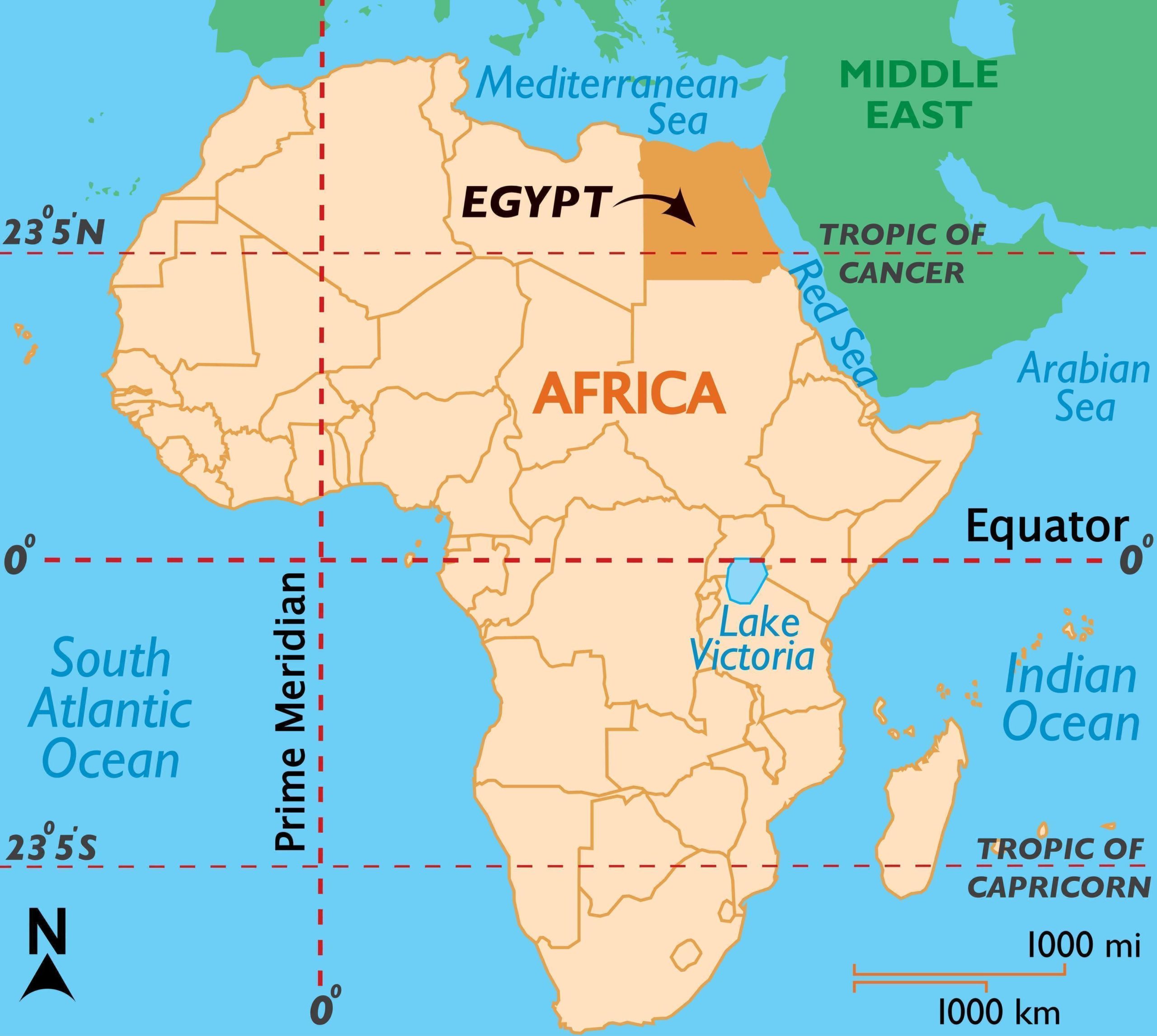 Location of Egypt India-Egypt Relationship UPSC