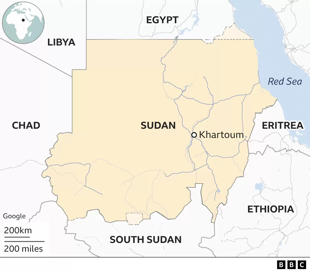 Sudan Location
