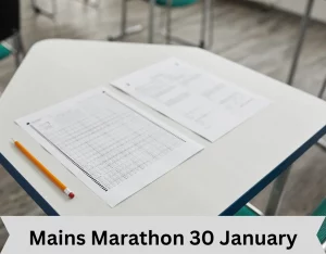Mains Marathon 30 January