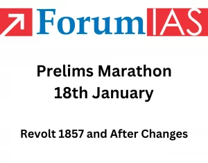 Prelims Marathon 18th January