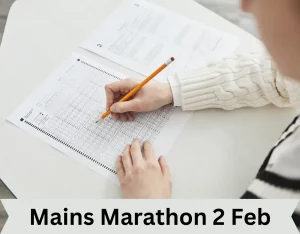 Mains Marathon 2 Feb