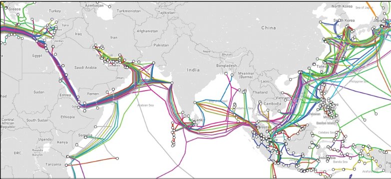 Submarine Cable World Map