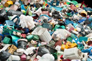 Plastic waste pollution