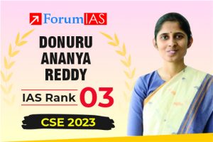 Donuru Ananya Reddy AIR 3 UPSC 2023 Topper 
