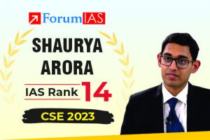 Shaurya Arora UPSC IAS 2023 Topper AIR 14