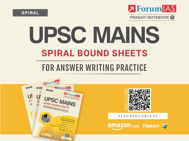 Spiral Bound Practice Sheets for UPSC Mains Answer Writing