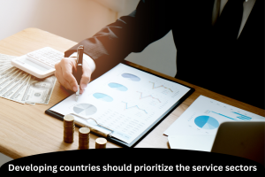 Developing countries should prioritize the service sectors