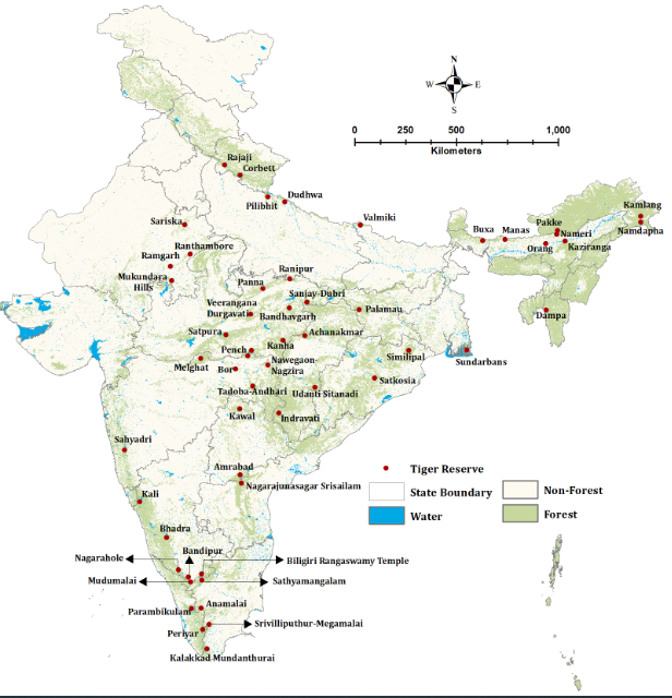 Tiger Reserve in India