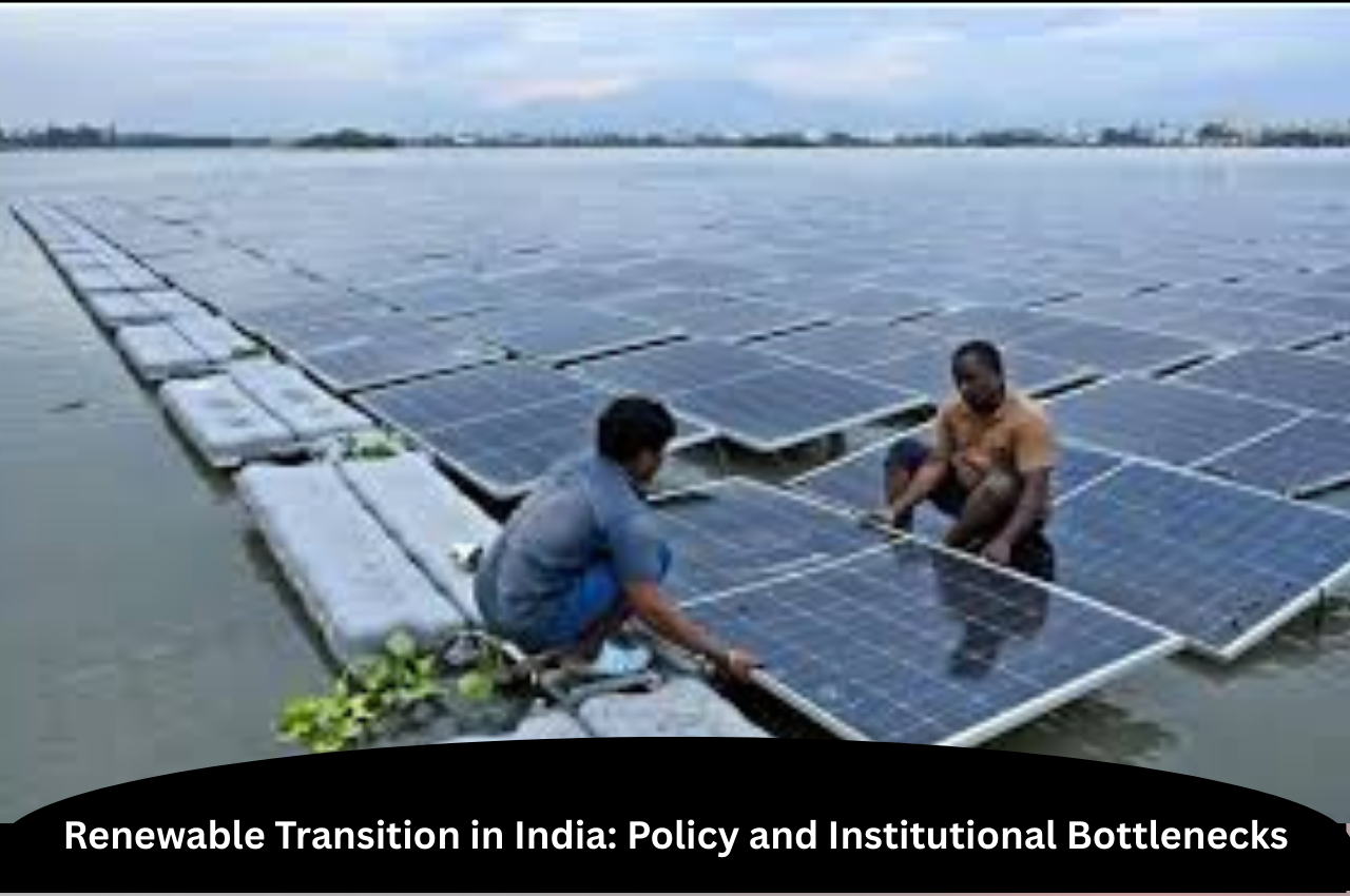 Renewable Transition in India: Policy and Institutional Bottlenecks ...