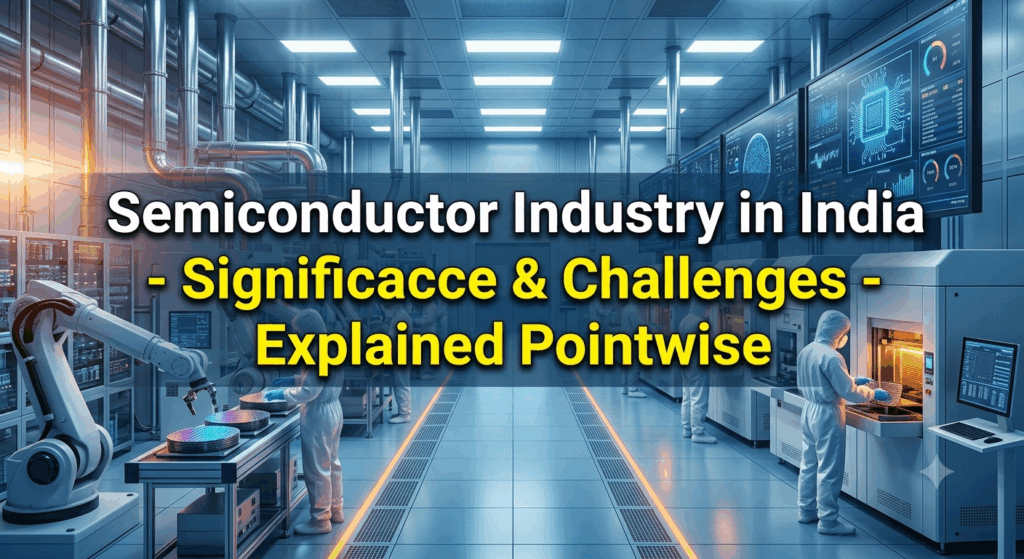 Semiconductor Industry in India – Significance & Challenges – Explained Pointwise