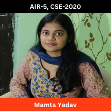 Mamta Yadav | AIR-5 | CSE-2020